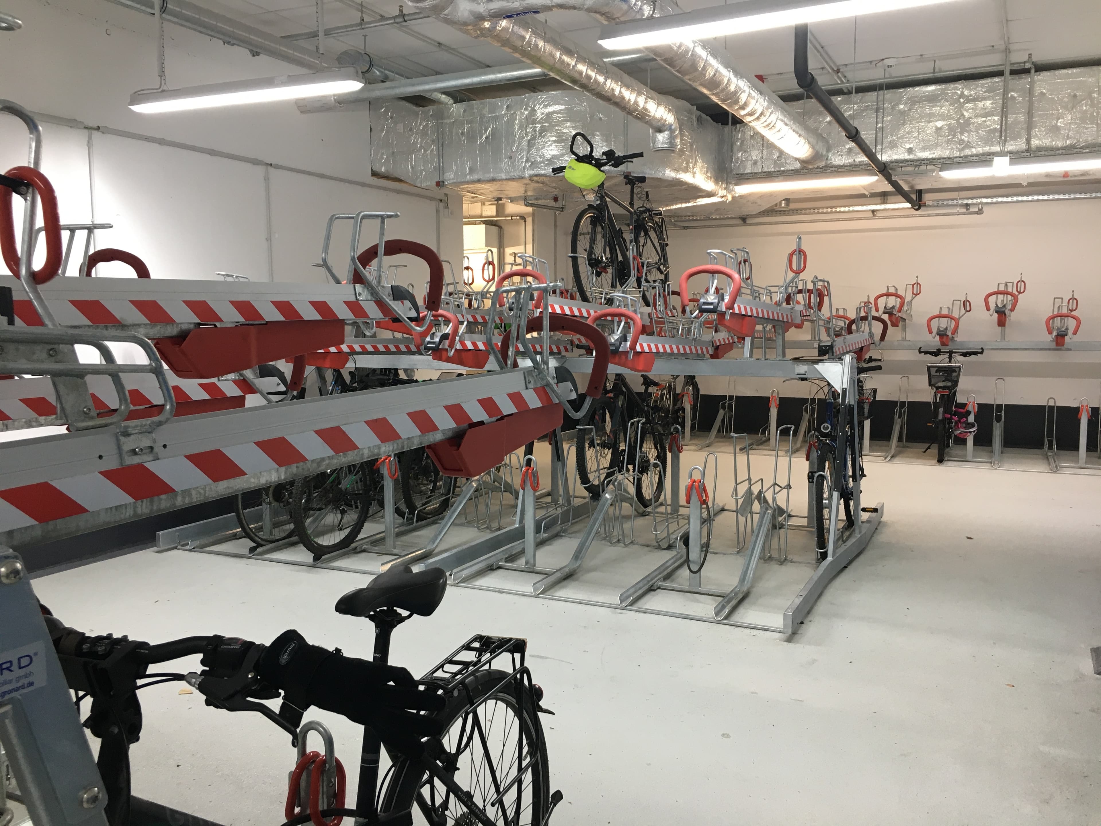 Bike garage in our office